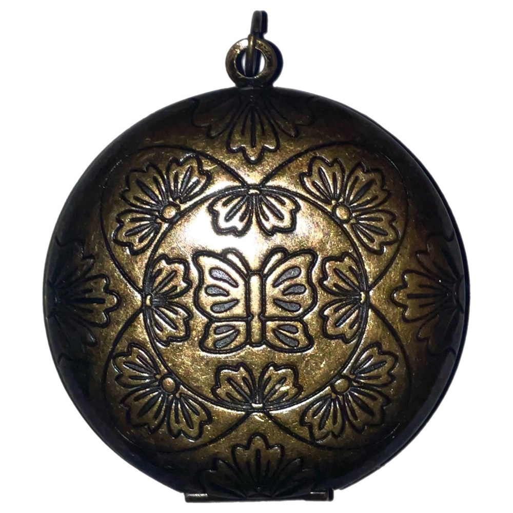 Vintage Style Gold Locket Pendant